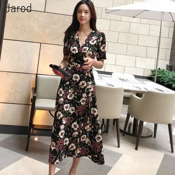 fashion summer print floral beach dress women elegant vneck long sleeve vintage slim wrap vestido robe female 210526, Black;gray
fashion summer print floral beach dress women elegant vneck long sleeve vintage slim wrap vestido robe female 210526, Black;gray