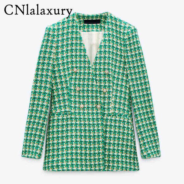 suit cnlalaxury women 2022double breasted tweed blazer jacket vintage long slee, White;black
suit cnlalaxury women 2022double breasted tweed blazer jacket vintage long slee, White;black