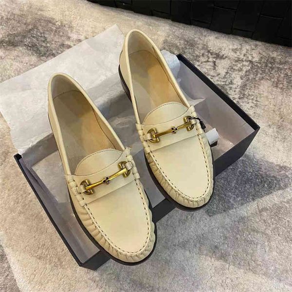 dress shoes early spring leather flat loafers comfortable round head one pedal small leather shoes low heel british thick apricot single, Black
dress shoes early spring leather flat loafers comfortable round head one pedal small leather shoes low heel british thick apricot single, Black
