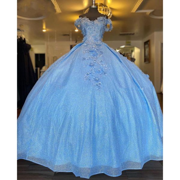 light blue sweet quinceanera dresses ball gown appliques sequined beading princess gowns graduation prom dress vestido de 15 anos quinceaner, Blue;red
light blue sweet quinceanera dresses ball gown appliques sequined beading princess gowns graduation prom dress vestido de 15 anos quinceaner, Blue;red