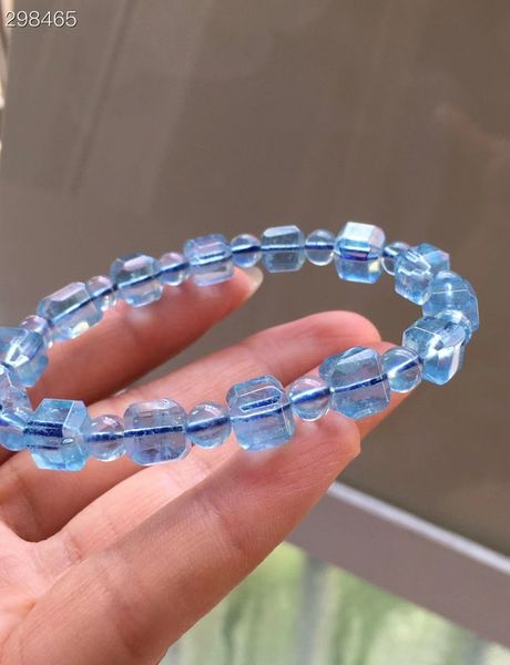 genuine natural blue aquamarine clear cube beads bracelet 8.2mm women men fashion brazil stretch aquamarine jewelry aaaaa, Silver
genuine natural blue aquamarine clear cube beads bracelet 8.2mm women men fashion brazil stretch aquamarine jewelry aaaaa, Silver