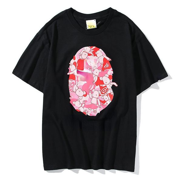 designer t-shirt b22ape fashion brand men's t shirt ape print round neck short sleeve couple bottoming shirt cotton sports pullover, White;black
designer t-shirt b22ape fashion brand men's t shirt ape print round neck short sleeve couple bottoming shirt cotton sports pullover, White;black