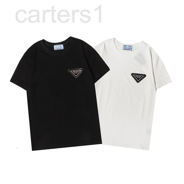 women's t-shirt designer p family 22 spring and summer new classic triangle simple loose version men's women's same round nec, White
women's t-shirt designer p family 22 spring and summer new classic triangle simple loose version men's women's same round nec, White