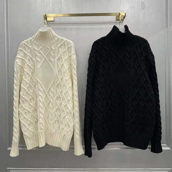 2022 men's sweater autumn and winter new temperament twist black and white, White;black
2022 men's sweater autumn and winter new temperament twist black and white, White;black