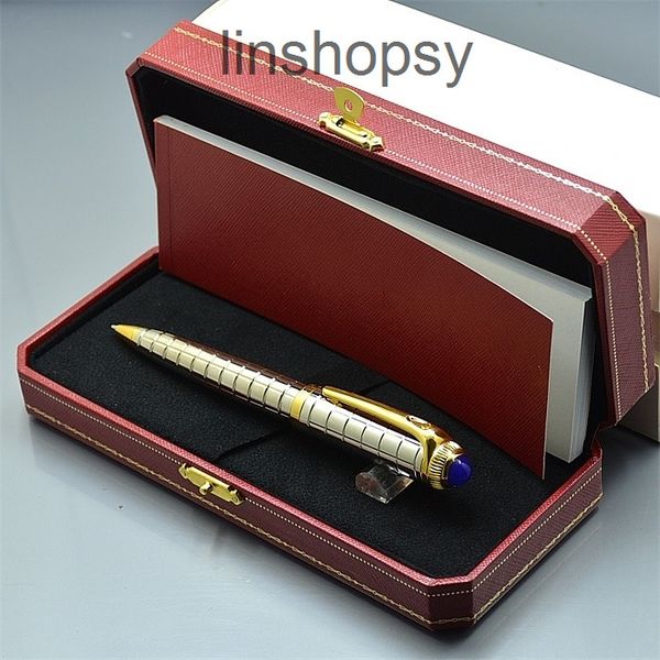 luxury christmas gift pen silver metal grid ballpoint pen stationery office school supplies writing smooth ball pens with box, Blue;orange 
luxury christmas gift pen silver metal grid ballpoint pen stationery office school supplies writing smooth ball pens with box, Blue;orange