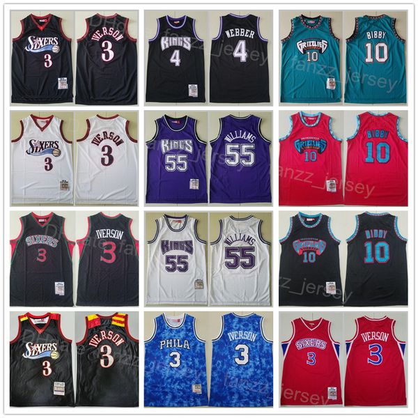 retro mitchell and ness basketball jason williams jersey 55 chris webber 4 michael mike bibby 10 allen iverson 3 vintage all stitching for s, Black;red
retro mitchell and ness basketball jason williams jersey 55 chris webber 4 michael mike bibby 10 allen iverson 3 vintage all stitching for s, Black;red