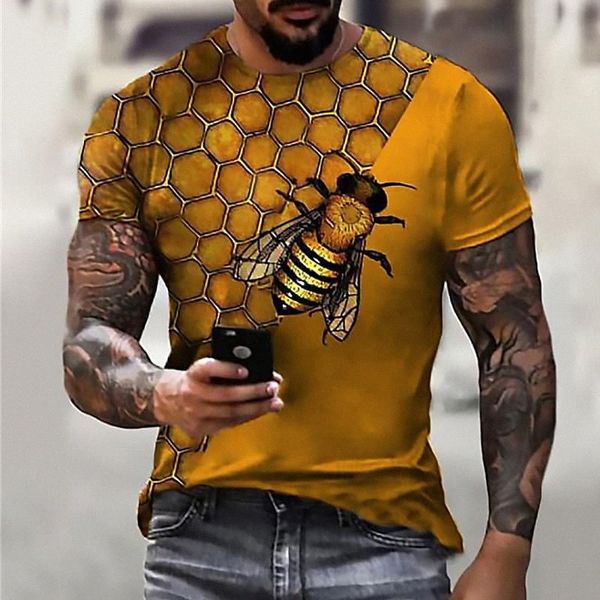 men's tee t shirt shirt 3d print graphic prints bee crew neck daily holiday print short sleeve casual designer big and tall yellow / s, White;black
men's tee t shirt shirt 3d print graphic prints bee crew neck daily holiday print short sleeve casual designer big and tall yellow / s, White;black