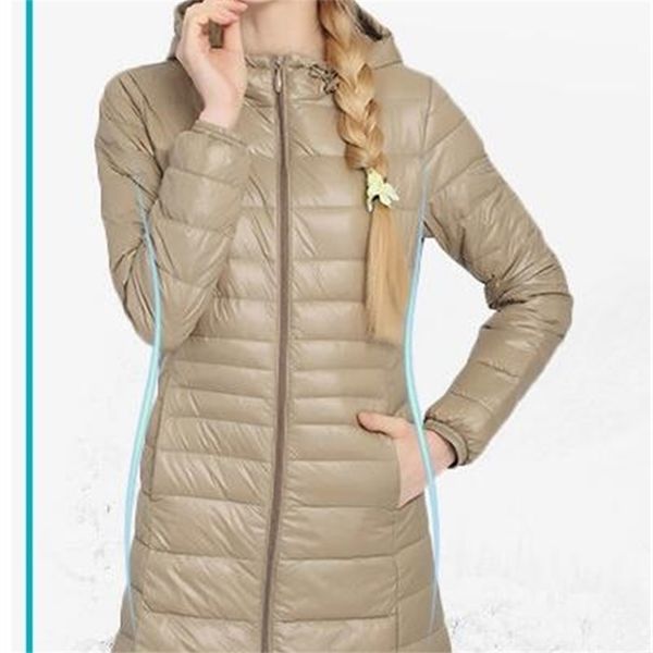 light and light down jacket for women in the middle and long women's hoodie plus size women's coat winter 201214, Black
light and light down jacket for women in the middle and long women's hoodie plus size women's coat winter 201214, Black