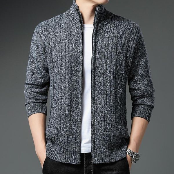 men's jackets knit cardigan men's jacket autumn and winter cashmere thick leisure with wool sweater tide brand handsome coat, Black;brown
men's jackets knit cardigan men's jacket autumn and winter cashmere thick leisure with wool sweater tide brand handsome coat, Black;brown
