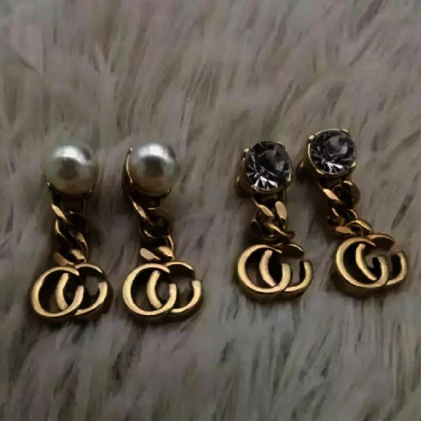 fashion pearl diamond charm earrings aretes for women party wedding engagement lovers gift jewelry with box, Golden
fashion pearl diamond charm earrings aretes for women party wedding engagement lovers gift jewelry with box, Golden
