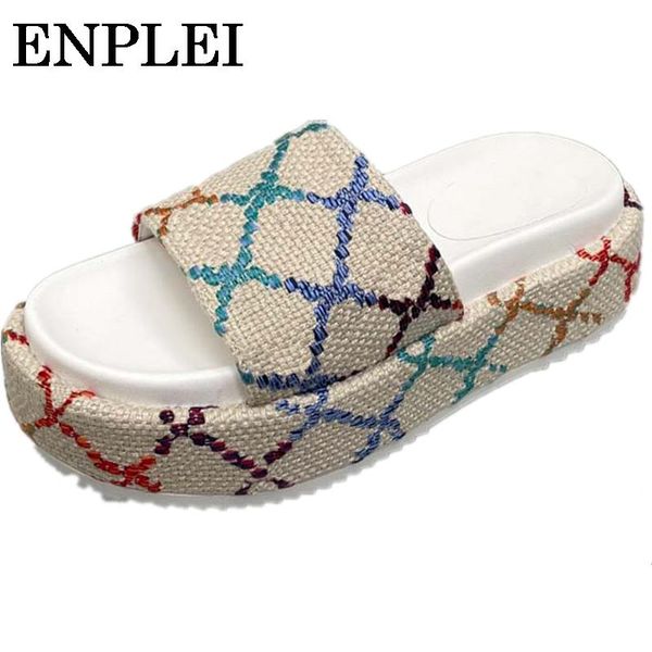 enplei summer women slides sandals 5.5cm platform flats casual home comfort slippers luxury designer sizes 35-45, Black
enplei summer women slides sandals 5.5cm platform flats casual home comfort slippers luxury designer sizes 35-45, Black