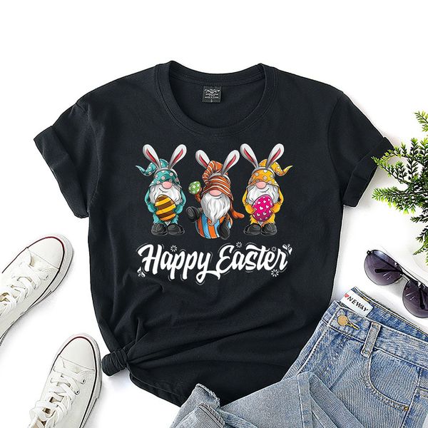 men's t-shirts men's easter egg print couple shirt, White;black
men's t-shirts men's easter egg print couple shirt, White;black