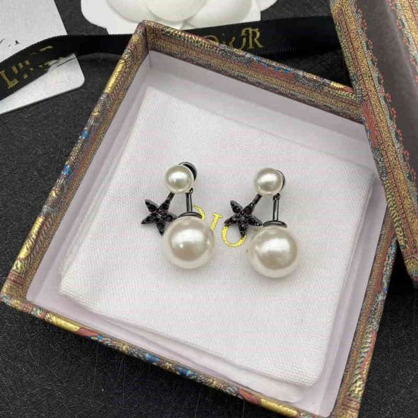 factory wholesale high version size pearl black diamond five pointed star earrings female light luxury fashion earrings female, Golden
factory wholesale high version size pearl black diamond five pointed star earrings female light luxury fashion earrings female, Golden