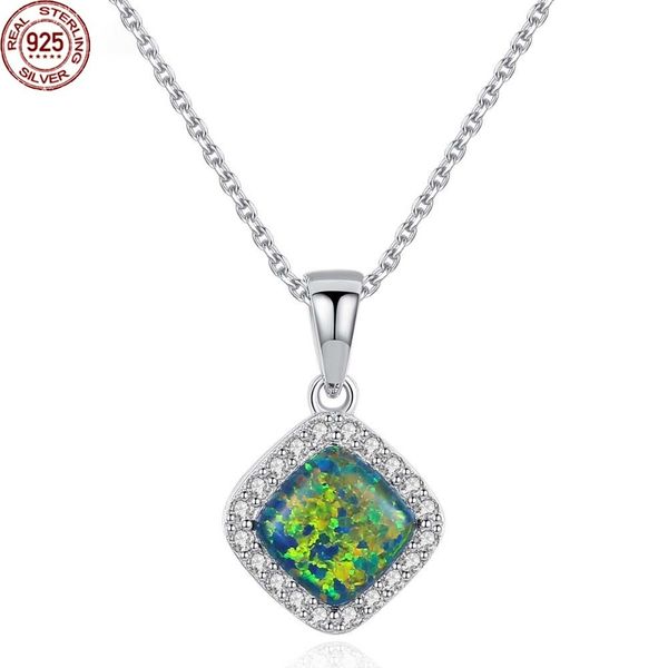 genuine sterling silver necklaces for women fine jewellery link chain and square fire opal pendant necklace bijoux femme
genuine sterling silver necklaces for women fine jewellery link chain and square fire opal pendant necklace bijoux femme