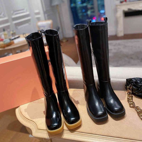 women's varnished boots leather boots retro winter shoes square head high heels series, Black
women's varnished boots leather boots retro winter shoes square head high heels series, Black