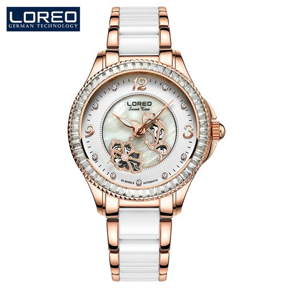 leileo watch women's mechanical new net red fully automatic hollow out waterproof fashion diamond inlaid watch, Slivery;brown
leileo watch women's mechanical new net red fully automatic hollow out waterproof fashion diamond inlaid watch, Slivery;brown
