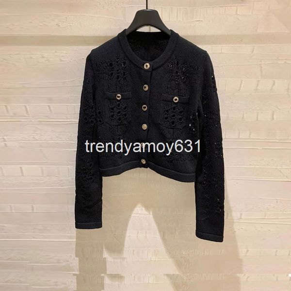 women's knits & tees high end early spring style small fragrance round neck hollow wool knitted cardigan coat women's top, White
women's knits & tees high end early spring style small fragrance round neck hollow wool knitted cardigan coat women's top, White
