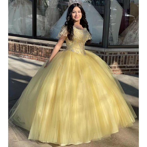 new yellow quinceanera dresses ball gown for mexico sweet 16 girl beading sequin boho sleeves birthday prom dress vestido de 15 anos prom, Blue;red
new yellow quinceanera dresses ball gown for mexico sweet 16 girl beading sequin boho sleeves birthday prom dress vestido de 15 anos prom, Blue;red