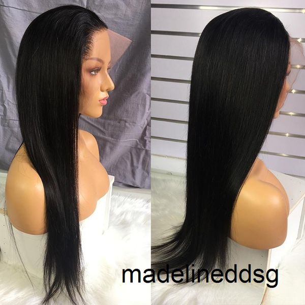 brazilian black long silky straight full wigs human hair heat resistant glueless synthetic lace front wig for fashion women 6f15
brazilian black long silky straight full wigs human hair heat resistant glueless synthetic lace front wig for fashion women 6f15
