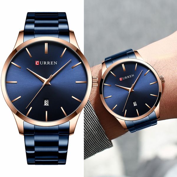 curren classic simple auto date quartz watch mens fashion creative design stainless steel men watches male clock
curren classic simple auto date quartz watch mens fashion creative design stainless steel men watches male clock
