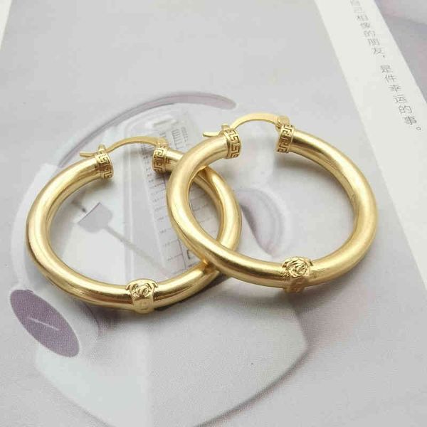 new fashion trend jewelry luxury quality designer wholesale fan family medusa simple round body earrings for women, Silver
new fashion trend jewelry luxury quality designer wholesale fan family medusa simple round body earrings for women, Silver