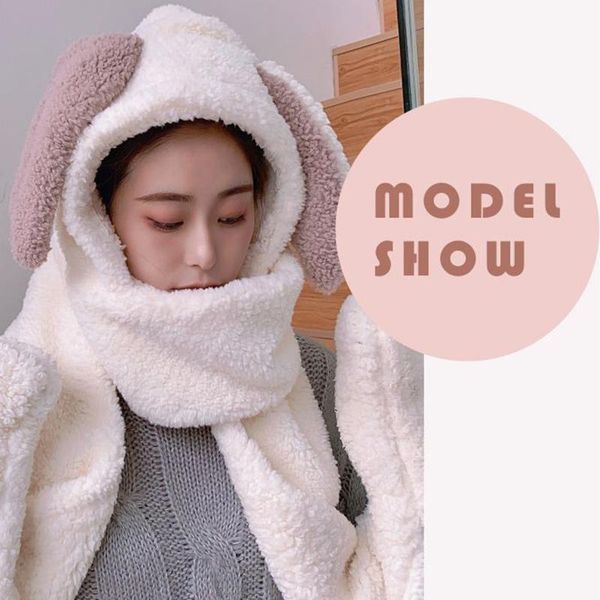 beanie/skull caps cute women winter ear comfortable hat scarf female autumn warm 3-in-1 plush long ears fashion gloves, Blue;gray
beanie/skull caps cute women winter ear comfortable hat scarf female autumn warm 3-in-1 plush long ears fashion gloves, Blue;gray
