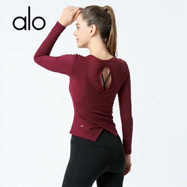 alo new nude yoga wear women's slim fitness tight-fitting beautiful back sports long-sleeved t-shirt blouse
alo new nude yoga wear women's slim fitness tight-fitting beautiful back sports long-sleeved t-shirt blouse