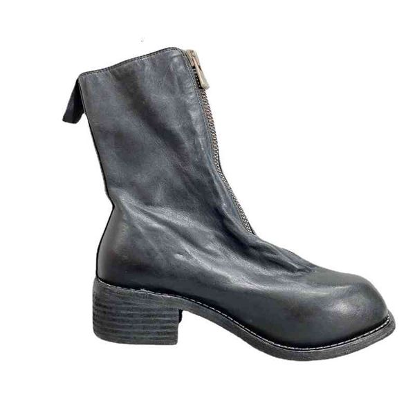 boots original straight gd short boots female pl2 ghost emperor net red martin horse leather middle tube inverted, Black
boots original straight gd short boots female pl2 ghost emperor net red martin horse leather middle tube inverted, Black