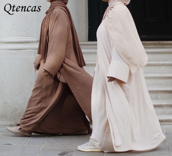 muslim sets hijab dress crepe 2piece matching outfit open abaya kimono with inner dress dubai saudi islam turkish women clothing, Red
muslim sets hijab dress crepe 2piece matching outfit open abaya kimono with inner dress dubai saudi islam turkish women clothing, Red