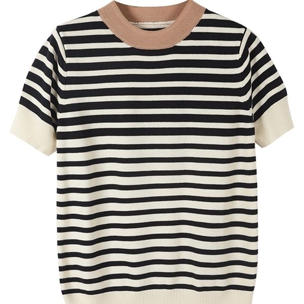 spring summer brand quality breathable knit t shirt 100% cotton clothes striped patchwork c-003 220510, White
spring summer brand quality breathable knit t shirt 100% cotton clothes striped patchwork c-003 220510, White