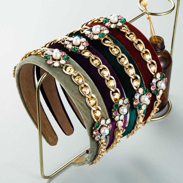 heming hair hoop baroque pearl head women's fashion face washing net red same headdress, Silver
heming hair hoop baroque pearl head women's fashion face washing net red same headdress, Silver