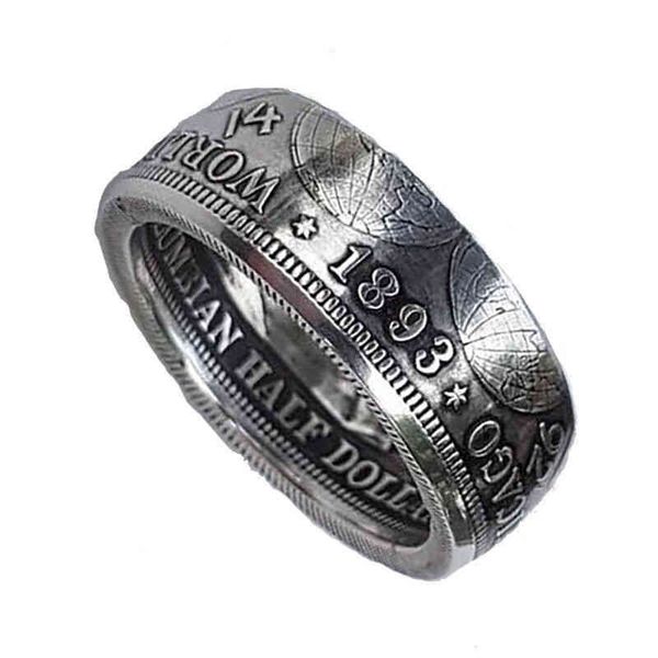designer fashion heart ring for woman man love united states of america creative coin antique ring, Silver
designer fashion heart ring for woman man love united states of america creative coin antique ring, Silver