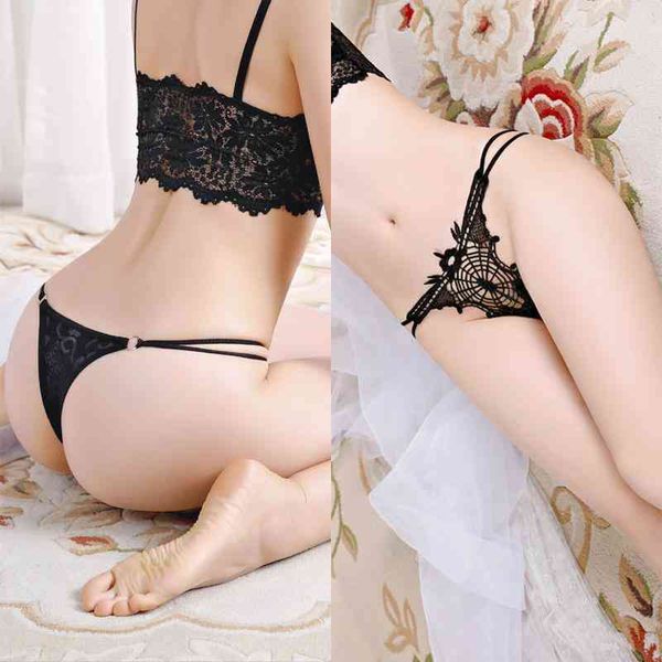 underwear new low waist women's thong japane and korean fashion double ring transparent temptation t pants, Black;white
underwear new low waist women's thong japane and korean fashion double ring transparent temptation t pants, Black;white