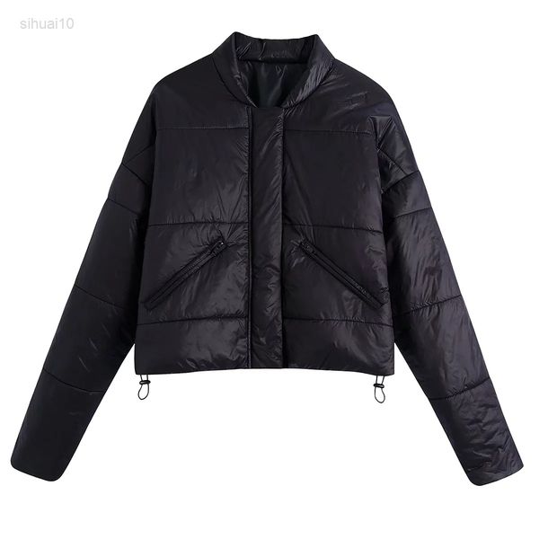 women 2021 fashion oversized thin cotton clothing jacket vintage long sleeves pockets cord female short outerwear chic l220725, Black
women 2021 fashion oversized thin cotton clothing jacket vintage long sleeves pockets cord female short outerwear chic l220725, Black