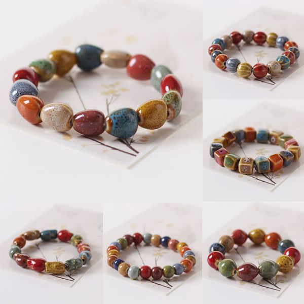 jewelry bracelet hand string ceramic new fashion flower glaze bead bracelet national style students set up a stall, Golden;silver
jewelry bracelet hand string ceramic new fashion flower glaze bead bracelet national style students set up a stall, Golden;silver