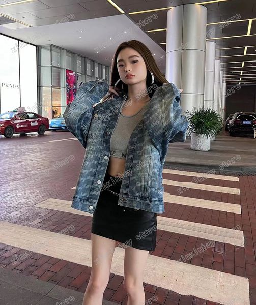 xinxinbuy designers jackets women double letter jacquard print paris denim lapel neck blue white xs, Black;brown
xinxinbuy designers jackets women double letter jacquard print paris denim lapel neck blue white xs, Black;brown