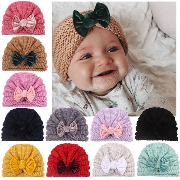 winter knitted baby hat newborn cute bow baby girl turban hats autumn solid color infant toddler kids beanie caps, Yellow
winter knitted baby hat newborn cute bow baby girl turban hats autumn solid color infant toddler kids beanie caps, Yellow