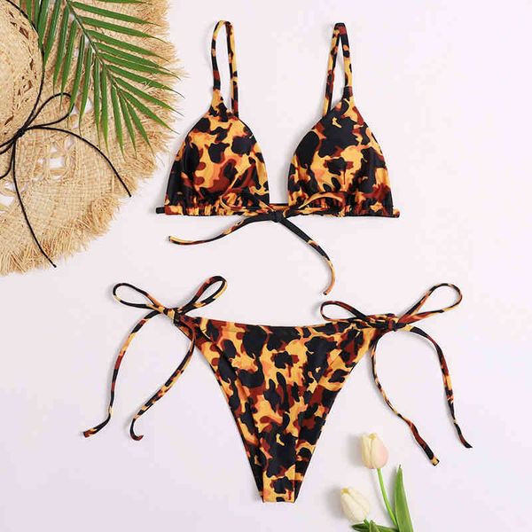 designer beach thong fashion swimsuit bikini set new foreign trade leopard bikini lace up european and american beach spring womens swimsuit, White;black
designer beach thong fashion swimsuit bikini set new foreign trade leopard bikini lace up european and american beach spring womens swimsuit, White;black