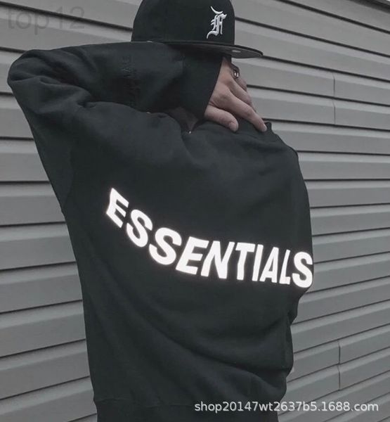 men's hoodies & sweatshirts designer feel of god fog essentials double line reflective chao brand high street loose round neck long sle, Black
men's hoodies & sweatshirts designer feel of god fog essentials double line reflective chao brand high street loose round neck long sle, Black