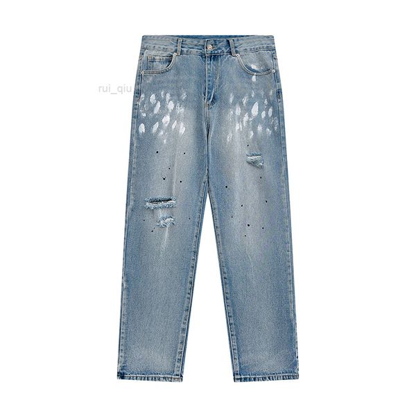 washed mens painted denim trousers ripped distressed casual jeans pants hip hop, Blue
washed mens painted denim trousers ripped distressed casual jeans pants hip hop, Blue