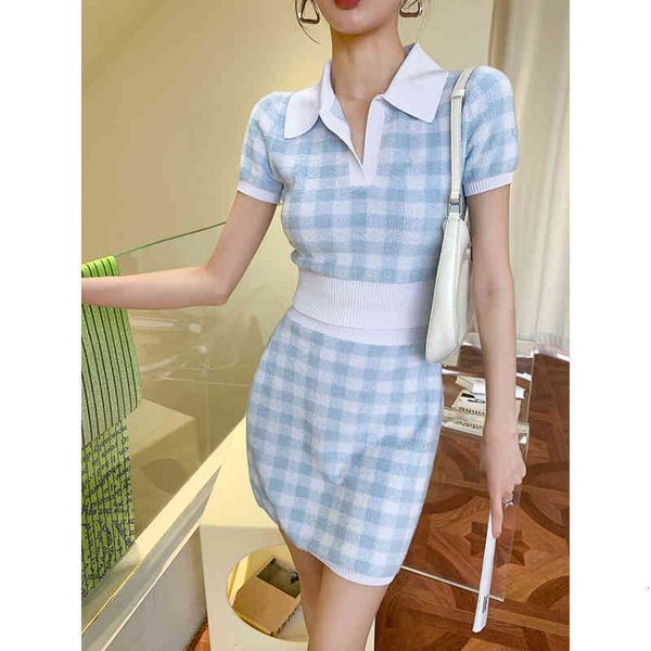 women's tracksuits 2022 women's summer plaid waist closing polo collar knitted half skirt set vitality sweetheart slim short sleev, Gray
women's tracksuits 2022 women's summer plaid waist closing polo collar knitted half skirt set vitality sweetheart slim short sleev, Gray