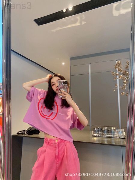 women's t-shirt designer 2022 minority spring and summer new design t-shirt female aging smiling face printing cute sweet high waist sh, White
women's t-shirt designer 2022 minority spring and summer new design t-shirt female aging smiling face printing cute sweet high waist sh, White