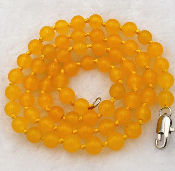 natural 6mm yellow z round gem beaded necklace 18"aaa, Silver
natural 6mm yellow z round gem beaded necklace 18"aaa, Silver