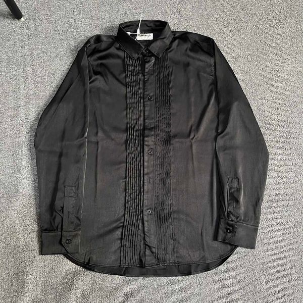 men's casual shirts welfare impulse slp style organ pleated zou shirt pleated placket black popular long sleeved shirt, White;black
men's casual shirts welfare impulse slp style organ pleated zou shirt pleated placket black popular long sleeved shirt, White;black