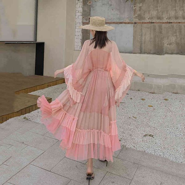 casual dresses woman dress pink cake with lined mesh flare sleeve drawstring waist elegant fashion beach style summer 15ht424 bvbc, Black;gray
casual dresses woman dress pink cake with lined mesh flare sleeve drawstring waist elegant fashion beach style summer 15ht424 bvbc, Black;gray
