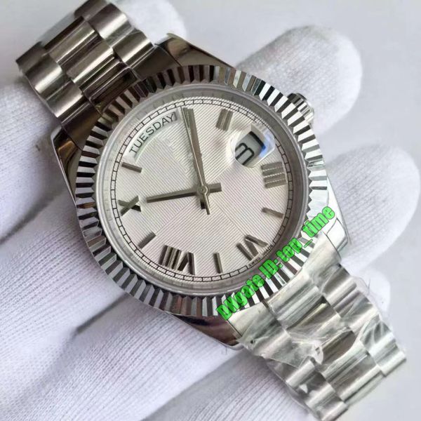 16 styles watches 228239 41mm day-date a2813 automatic mens watch sapphire mirror silver drey dial stainless steel bracelet gents wristwatch, Slivery;brown
16 styles watches 228239 41mm day-date a2813 automatic mens watch sapphire mirror silver drey dial stainless steel bracelet gents wristwatch, Slivery;brown
