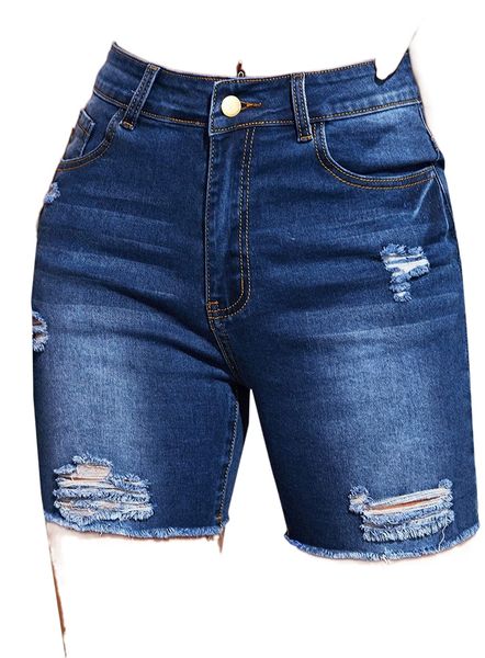 women's casual denim shorts frayed raw hem ripped stretchy jeans shorts n8js#, White;black
women's casual denim shorts frayed raw hem ripped stretchy jeans shorts n8js#, White;black