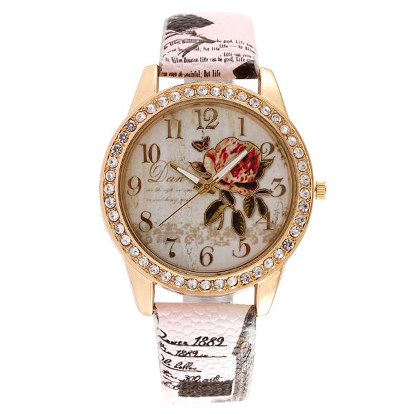 fashion montre watches womens rose watch wristwatches for women ladies m1000, Slivery;brown
fashion montre watches womens rose watch wristwatches for women ladies m1000, Slivery;brown