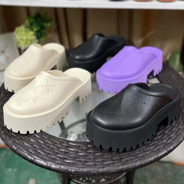 soft cowhide beach slippers fashion thick bottom designer women shoes cartoon alphabet lady platform sandals leather heels letter slides, Black 
soft cowhide beach slippers fashion thick bottom designer women shoes cartoon alphabet lady platform sandals leather heels letter slides, Black