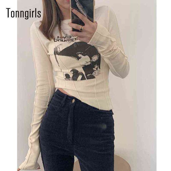 women's tonngirl t-shirt slim grunge letters print tee elastic for women o neck long sleeve crop y2k korean t220825, White
women's tonngirl t-shirt slim grunge letters print tee elastic for women o neck long sleeve crop y2k korean t220825, White